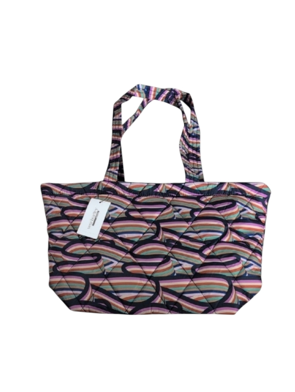 Vera Bradley Outlet Ultralight Small East West Tote in Retro Ribbons